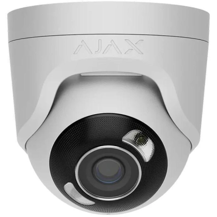 IP-камера провідна Ajax TurretCam HL white, 8Мп, 4мм (000059520)