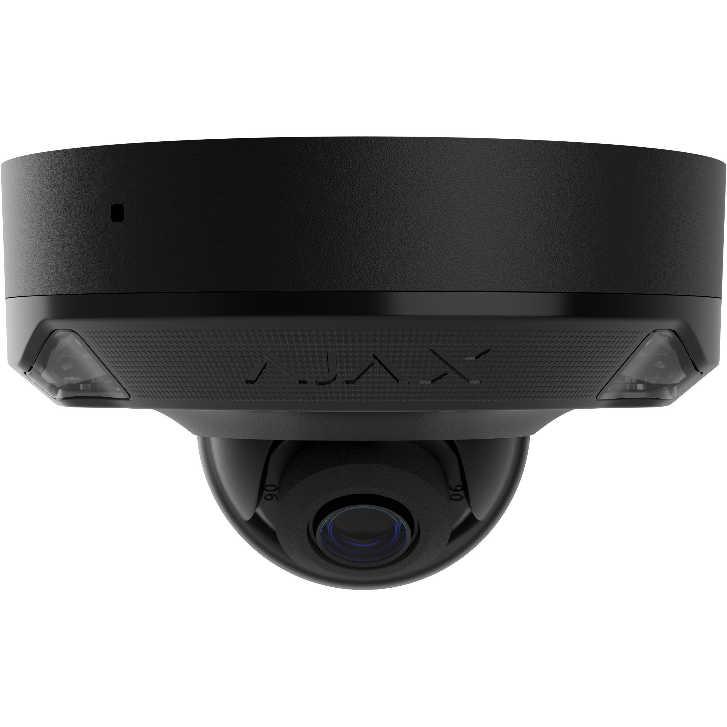 IP-камера провідна Ajax DomeCam Mini HL black, 8Мп, 4мм (000059529)