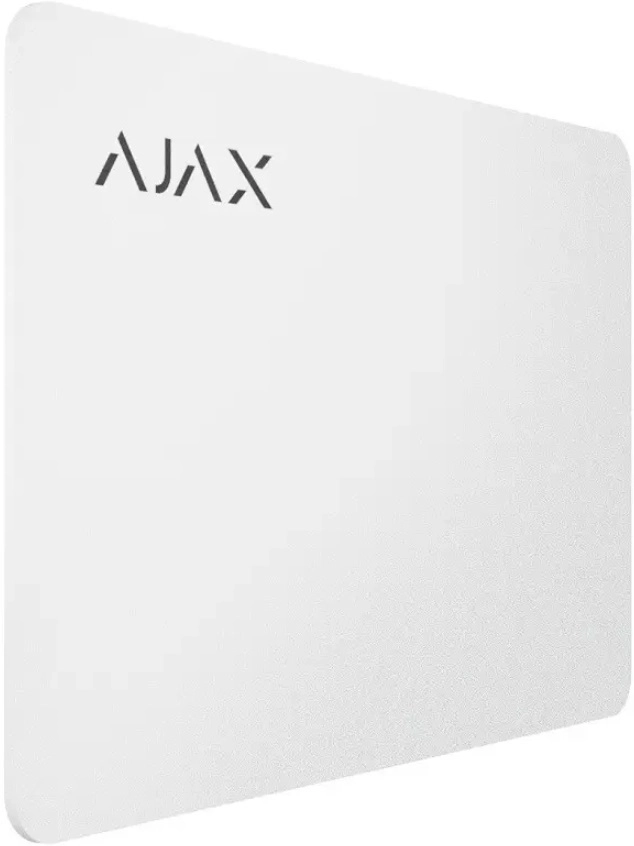Картка Ajax Pass 1шт, Jeweler, безконтактна, білий (AP1PW) Фото - 1