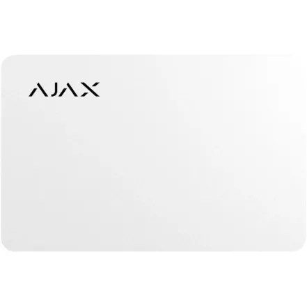 Картка Ajax Pass 1шт, Jeweler, безконтактна, білий (AP1PW)