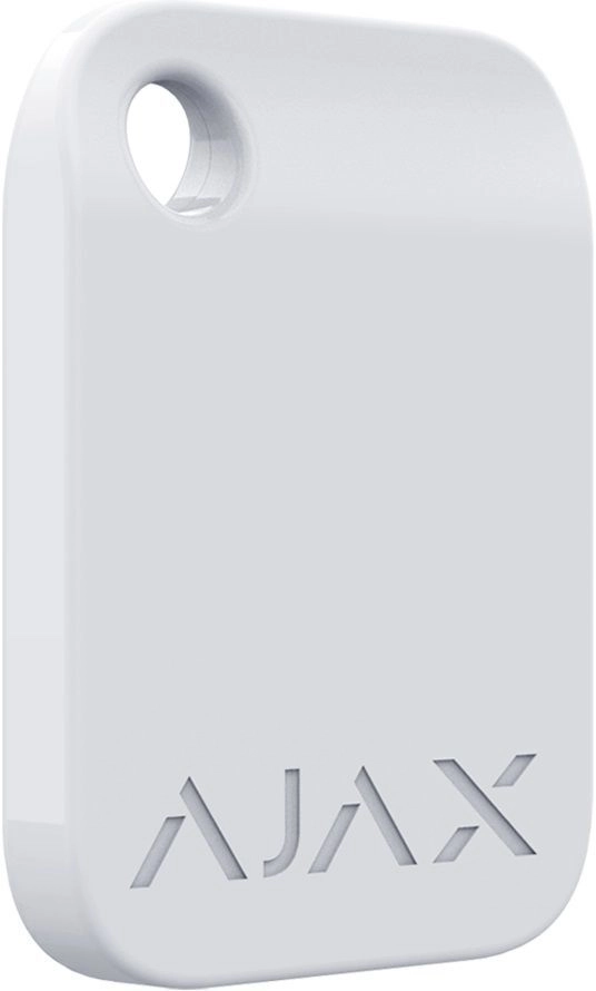 Брелок Ajax Tag 1шт, jeweller, безконтактний, білий (AT1PW) Фото - 1