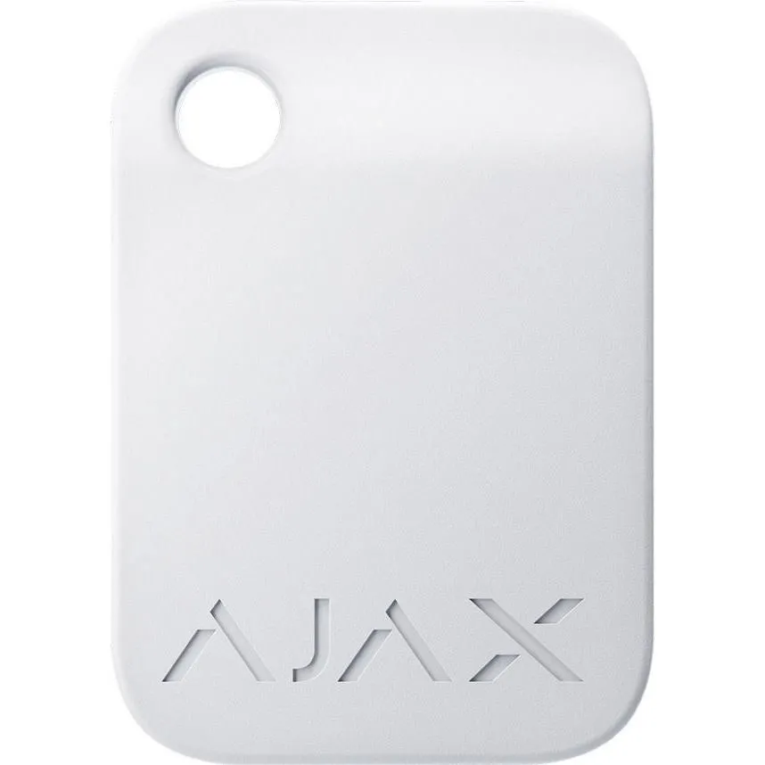 Брелок Ajax Tag 1шт, jeweller, бесконтактный, белый (AT1PW)