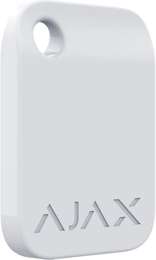 Брелок Ajax Tag 1шт, jeweller, бесконтактный, белый (AT1PW) Фото - 1