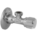 Кран вентильний Albertoni ZAMAC  Ø1/2" х 1/2" з металевою ручкою  (C158684)