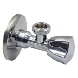 Кран вентильный для сантехприборов Ø1/2" х 1/2" треугольная ручка VA Albertoni (C428685)