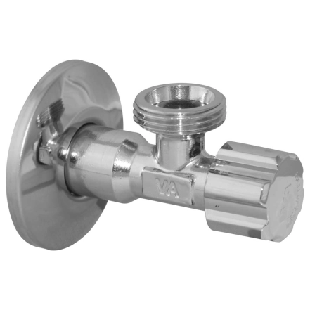 Кран вентильний для сантехприладів  Ø1/2" х 3/4"  VA Albertoni (D914689)