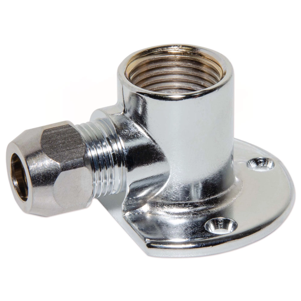 Колено настенное для сантехприборов Ø10 х 1/2" В VA Albertoni 425/1 (G02545)