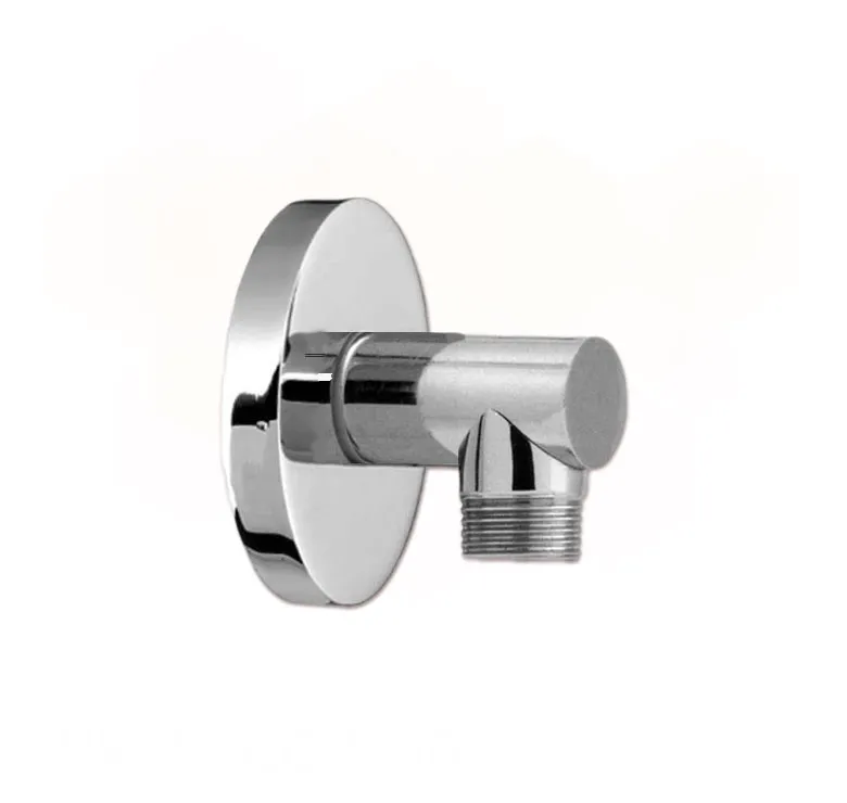 Колено с чашкой inox для подключения шланга Ø1/2" x 1/2" ЗЗ VA Albertoni (L02803B)