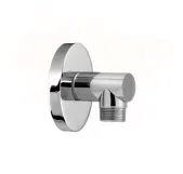 Колено с чашкой inox для подключения шланга Ø1/2" x 1/2" ЗЗ VA Albertoni (L02803B)