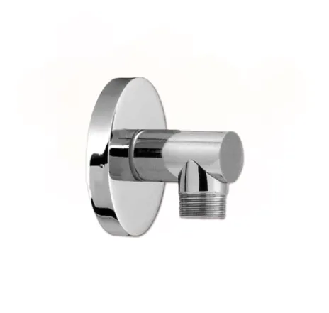 Колено с чашкой inox для подключения шланга Ø1/2" x 1/2" ЗЗ VA Albertoni (L02803B)