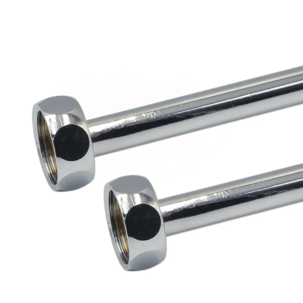 Трубка хромированная Ø10 1/2" х 1/2" ВВ L=0,4 м VA Albertoni (M272706)