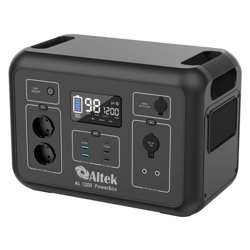Портативна зарядна станція Altek AL 1200 PowerBox PLUS (1008 Вт·г) Фото - 1
