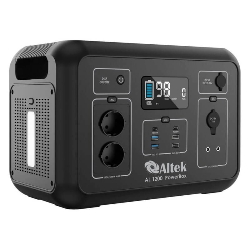 Портативна зарядна станція Altek AL 1200 PowerBox PLUS (1008 Вт·г) Фото - 2