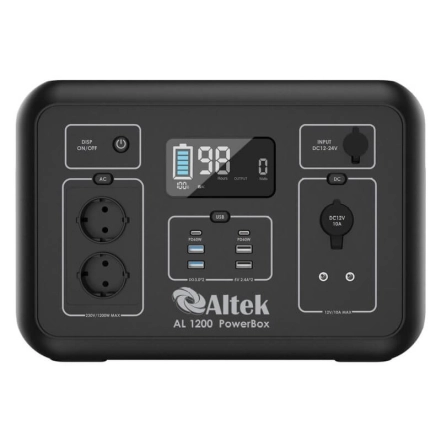 Портативна зарядна станція Altek AL 1200 PowerBox PLUS (1008 Вт·г)