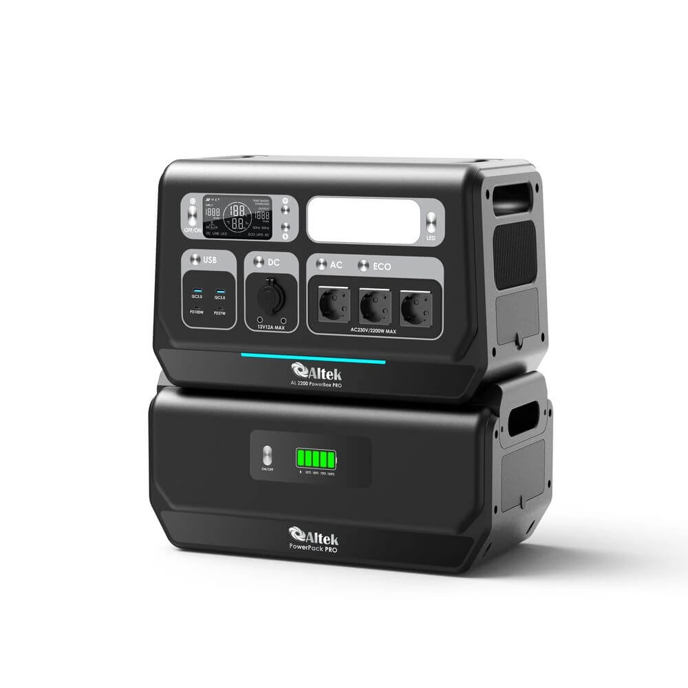 Портативная зарядная станция Altek AL 2400 PowerBox PRO PLUS (2048 Вт·ч) Фото - 2