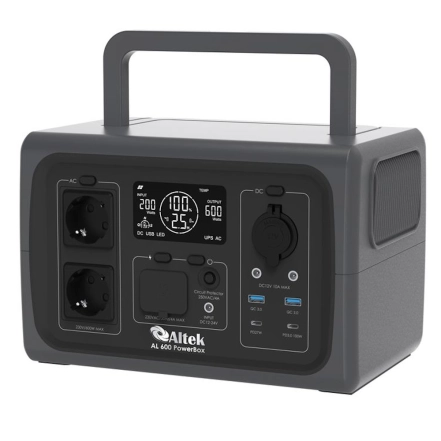 Портативна зарядна станція Altek AL 600 PowerBox (512 Вт·г)