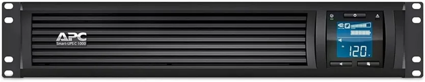 Джерело безперебійного живлення APC Smart-UPS C 1000VA/600W, RM 2U, LCD, USB, SmartConnect, 4xC13 Фото - 1