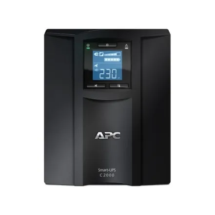 Источник бесперебойного питания APC Smart-UPS C 2000VA/1600W, LCD, USB, 6xC13, 1xC19