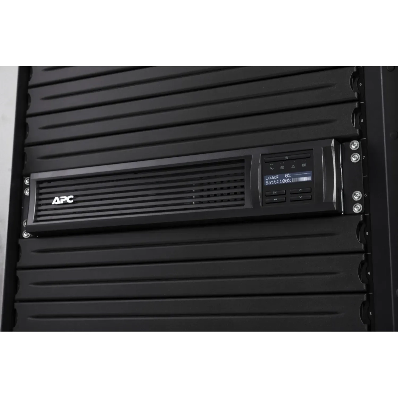 Джерело безперебійного живлення APC Smart-UPS 1000VA/700W, RM 2U, LCD, USB, SmartConnect, 4xC13 Фото - 1