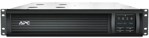 Джерело безперебійного живлення APC Smart-UPS 1500VA/1000W, RM 2U, LCD, USB, SmartConnect, 4xC13 Фото - 1