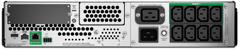 Джерело безперебійного живлення APC Smart-UPS 3000VA/2700W, RM 2U,LCD, USB, SmartConnect, 8xC13, 1xC19 Фото - 2