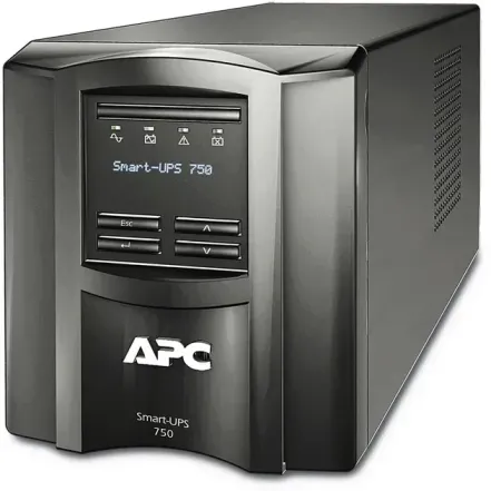 Источник бесперебойного питания APC Smart-UPS 750VA/500W, LCD, USB, SmartConnect, 8xC13