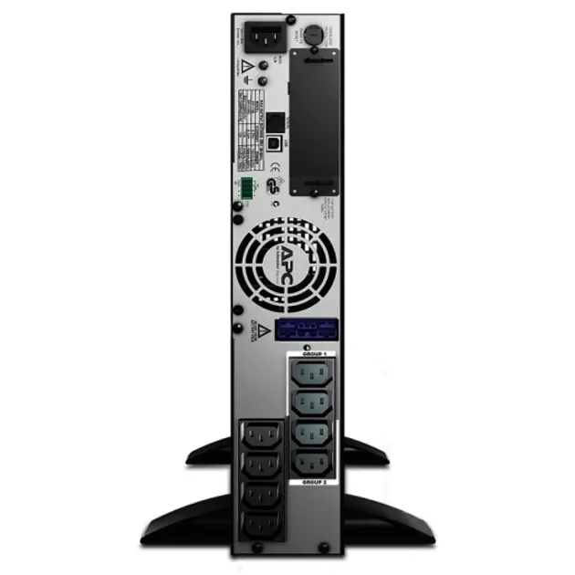 Джерело безперебійного живлення APC Smart-UPS X 1000VA/800W, RT 2U, LCD, USB, RS232, 8xC13 Фото - 1