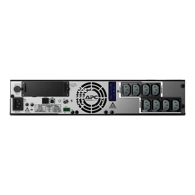 Джерело безперебійного живлення APC Smart-UPS X 1500VA/1200W,  RT 2U, LCD, USB, RS232, 8xC13 Фото - 2