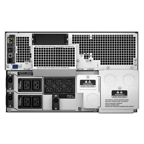 Джерело безперебійного живлення APC Smart-UPS Online 8000VA/8000W, RM 6U, LCD, USB, RS232, 6xC13, 4xC19 Фото - 1