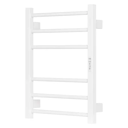 Рушникосушка Ardesto електрична  Square-TR K, 570х430х80мм, таймер-регулятор, сталь, білий матовий