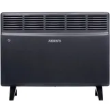 Конвектор електричний ARDESTO CH-1500MCA, 1500 Вт, 15 м2, закритий нагрів. елемент, IP24, мех. керування, антрацит матовий