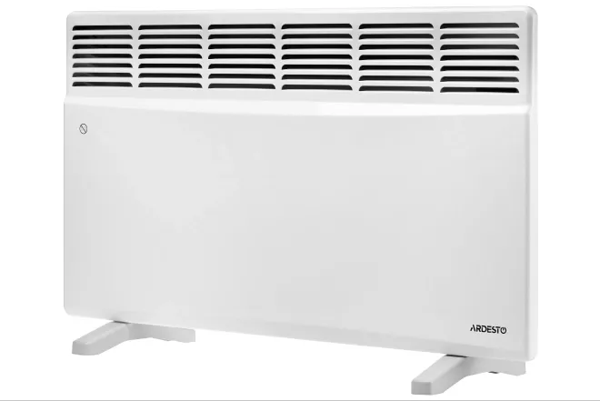 Конвектор ARDESTO, 20м2, 2000Вт, мех. упр-ние, закр. нагр. элемент, IP24, белый