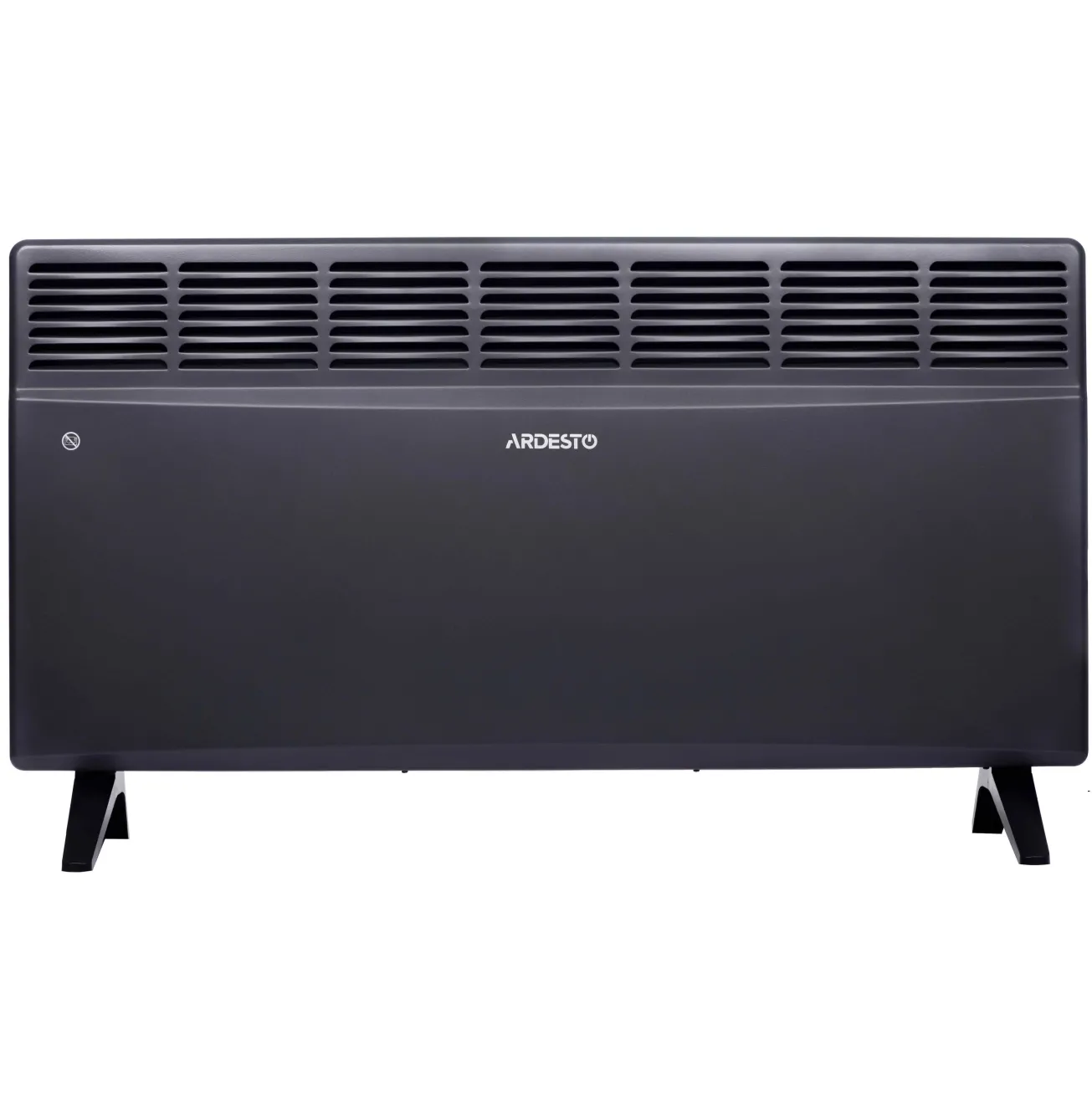Конвектор електричний ARDESTO CH-2500MCA, 2500 Вт, 25 м2, закритий нагрів. елемент, IP24, мех. керування, антрацит матовий