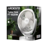 Вентилятор Ardesto FT-B25W настільний Фото - 9