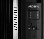 Обігрівач оливний ARDESTO, 25м2, 2500Вт, електр. упр-ння, 11 секцій, пульт ДК, чорний Фото - 1