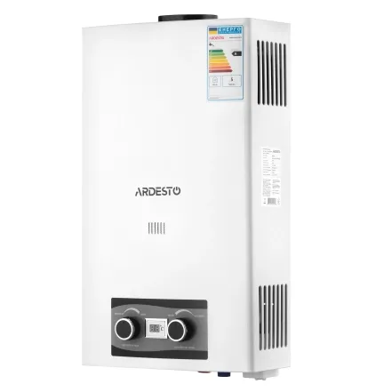 Газова колонка Ardesto X2, 10 л/хв., 20 кВт, розпалювання від батарейок