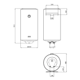 Водонагрівач електричний Ariston SUPERLUX 100V 1,5K EU2 (4015006) Фото - 5