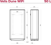 Электрический водонагреватель Ariston VELIS DUNE WIFI 50 EU (4018000) Фото - 5