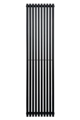 Вертикальный дизайнерский радиатор отопления ARTTIDESIGN Ancona II 10/1800/460/50 черный матовый  Фото - 5