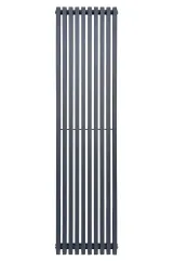 Вертикальный дизайнерский радиатор отопления ARTTIDESIGN Ancona II 10/1800/460/50 серый матовый Фото - 5