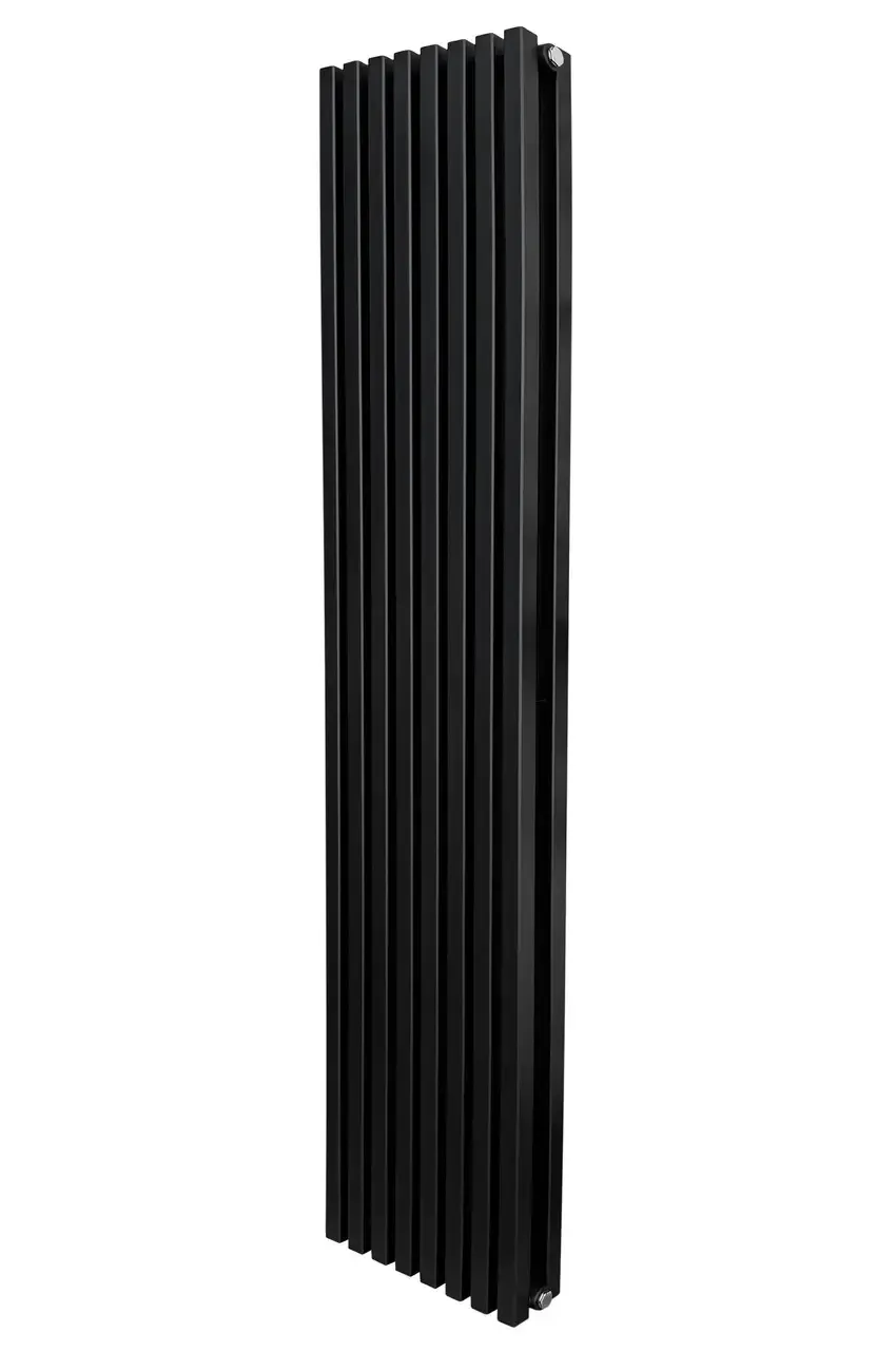 Вертикальный радиатор отопления ARTTIDESIGN Ancona II 8/1800/368 черный матовый