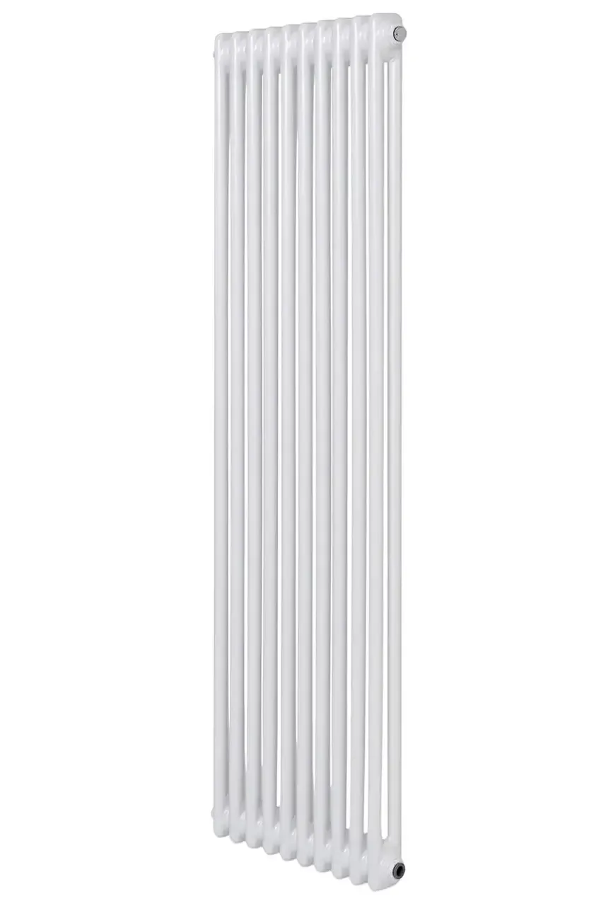 Вертикальный дизайнерский радиатор отопления ARTTIDESIGN Bari II 10/1800/470/50 белый матовый 