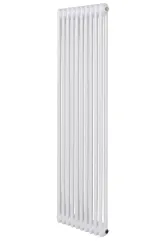 Вертикальный дизайнерский радиатор отопления ARTTIDESIGN Bari II 10/1800/470/50 белый матовый 