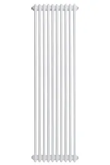 Вертикальный дизайнерский радиатор отопления ARTTIDESIGN Bari II 10/1800/470/50 белый матовый  Фото - 4