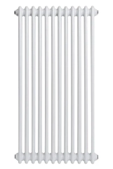 Вертикальный дизайнерский радиатор отопления ARTTIDESIGN Bari II 12/1200/560/50 белый матовый Фото - 4