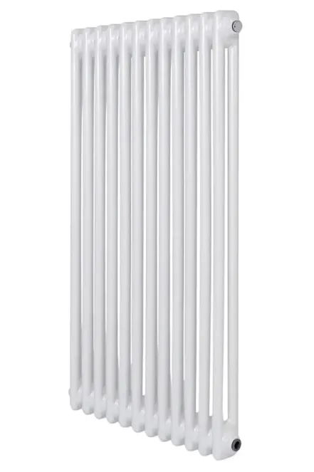Вертикальный дизайнерский радиатор отопления ARTTIDESIGN Bari II 12/1200/560/50 белый матовый