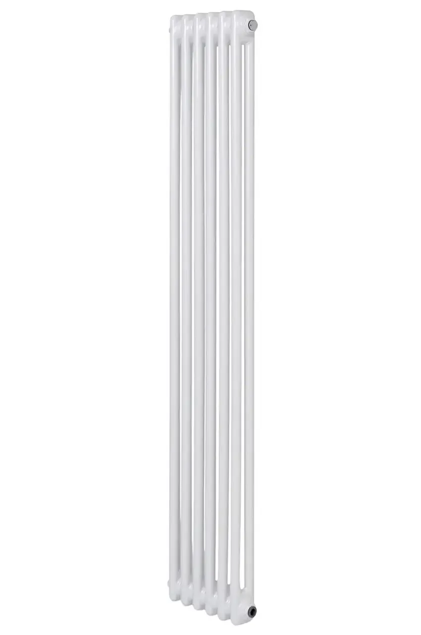 Вертикальный дизайнерский радиатор отопления ARTTIDESIGN Bari II 6/1800/290/50 белый матовый