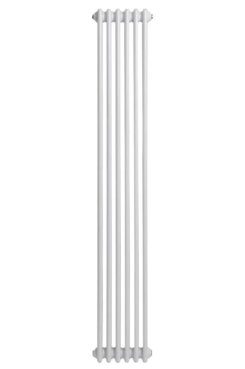 Вертикальный дизайнерский радиатор отопления ARTTIDESIGN Bari II 6/1800/290/50 белый матовый Фото - 3