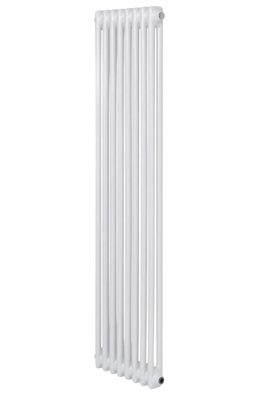 Вертикальный дизайнерский радиатор отопления ARTTIDESIGN Bari II 8/1500/380/50 белый матовый