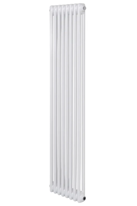 Вертикальный дизайнерский радиатор отопления ARTTIDESIGN Bari II 8/1500/380/50 белый матовый